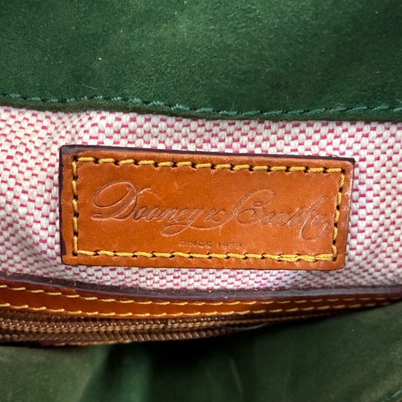 Dooney & Bourke Pebbled Florentine Satchel - Taupe & Chestnut - Picture 8 of 10